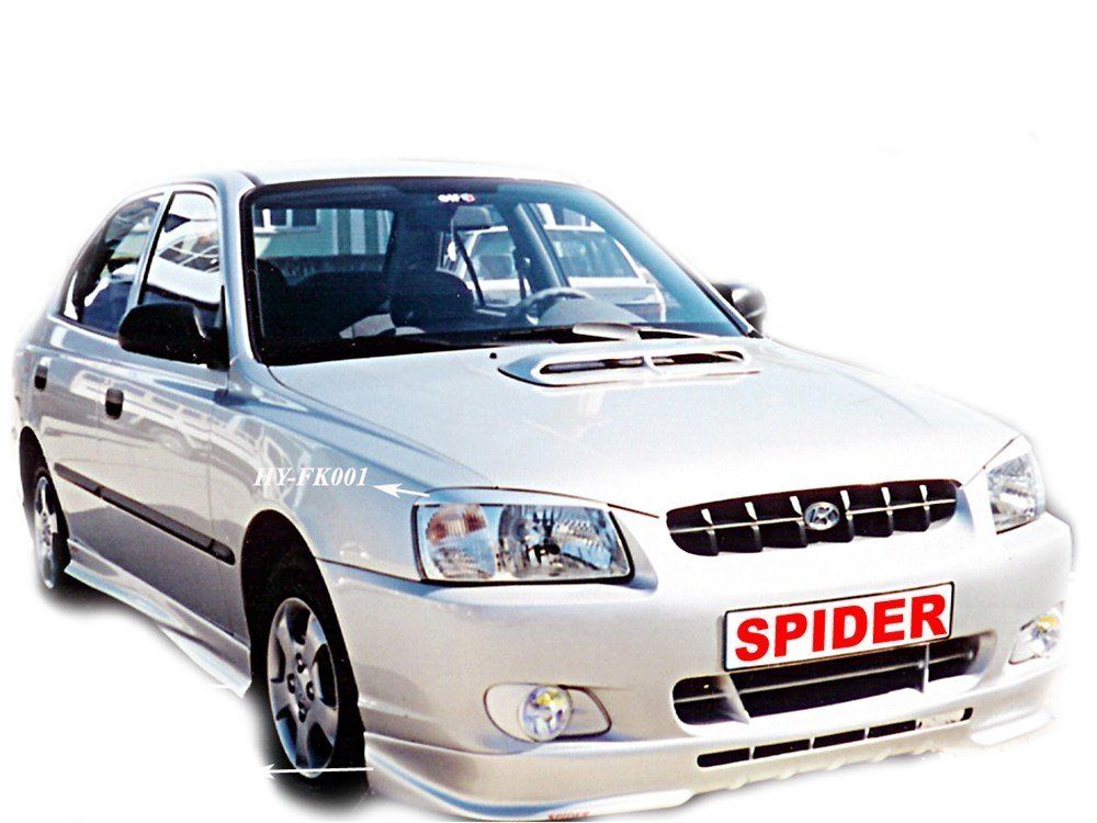 Hyundai Accent Uyumlu Marşpiyel 2 Parça Fiber 2000-2003