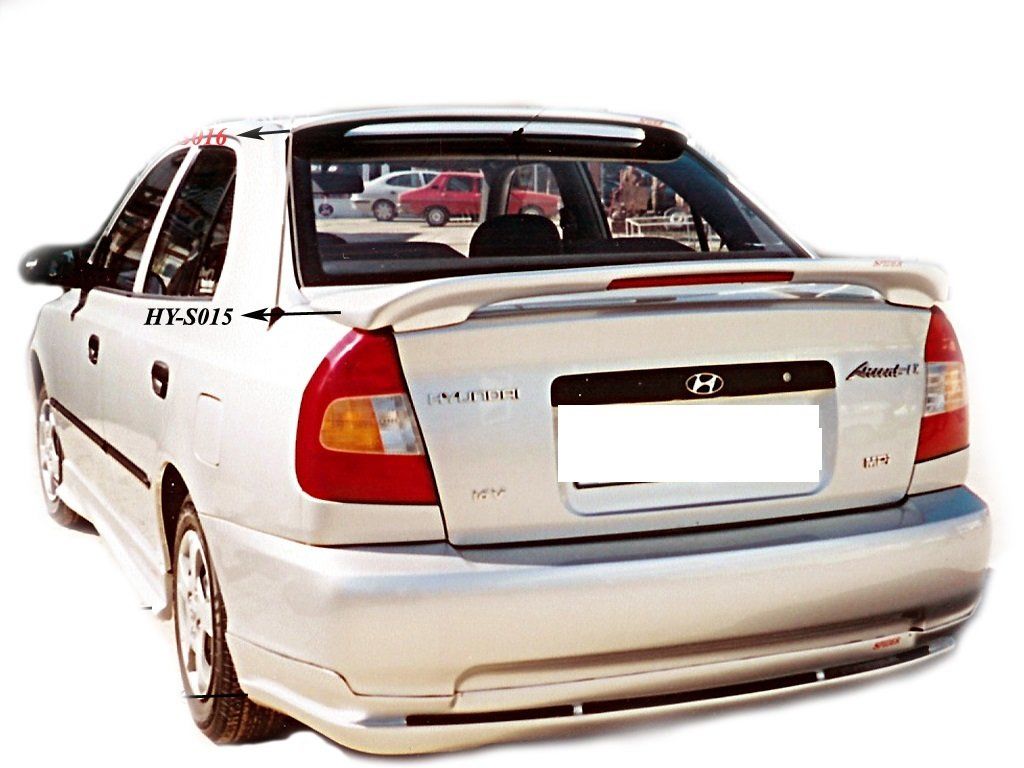 Hyundai Accent(00-05) Uyumlu Spoiler Bagaj Yüksek (Işıklı)(00-03)