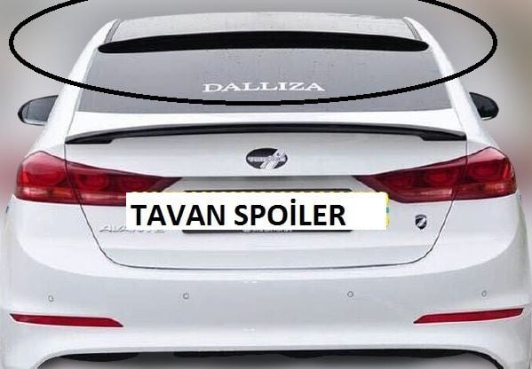 Hyundai Elantra Uyumlu 2011-2015 Tavan Spoiler