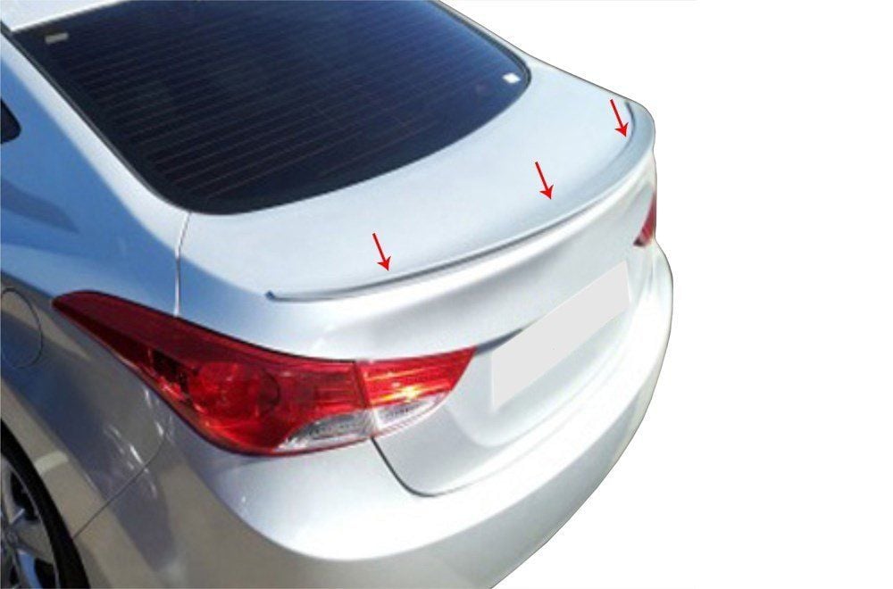 Hyundai Elantra Uyumlu 5 Spoiler Bagaj Gt Fiber 2012 Ve Sonrası