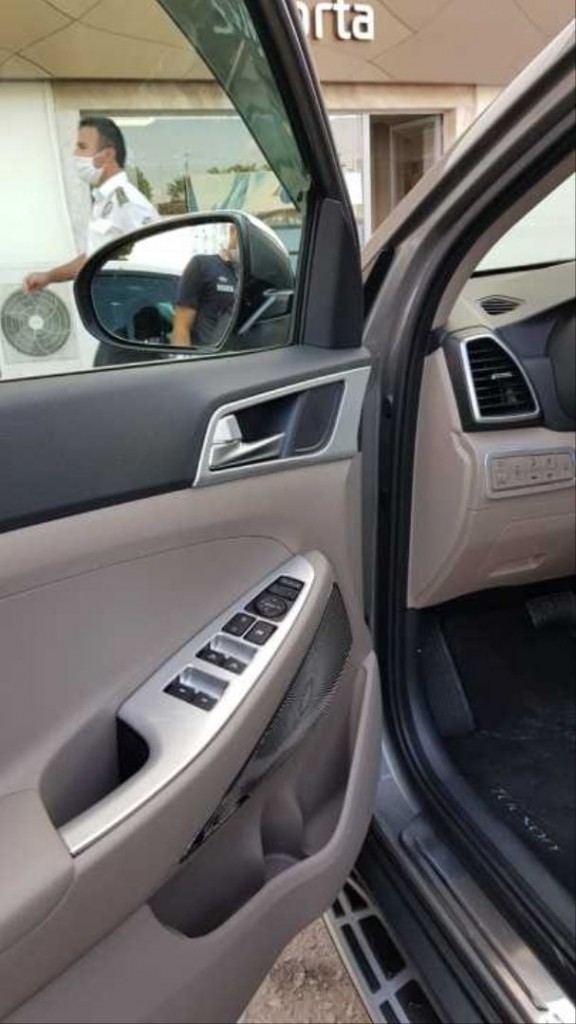Hyundai Tucson Uyumlu 2015-2018 Kapı Kolçak Kaplama Silver