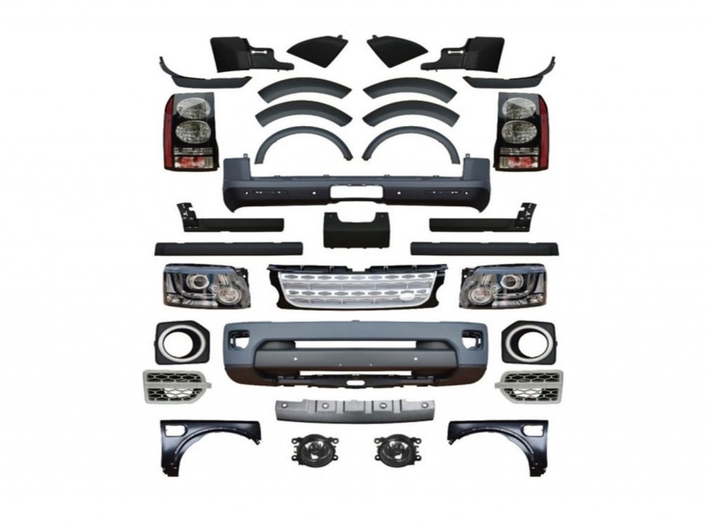 Land Rover Uyumlu Discovery 3 İçin Discovery 4 Dönüşüm Body Kit ( Facelift) (2009-2013)