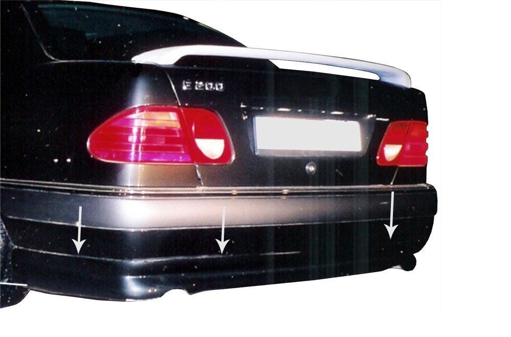 Mercedes E Uyumlu W210 Arka Tampon Altı Fiber 1996-2002