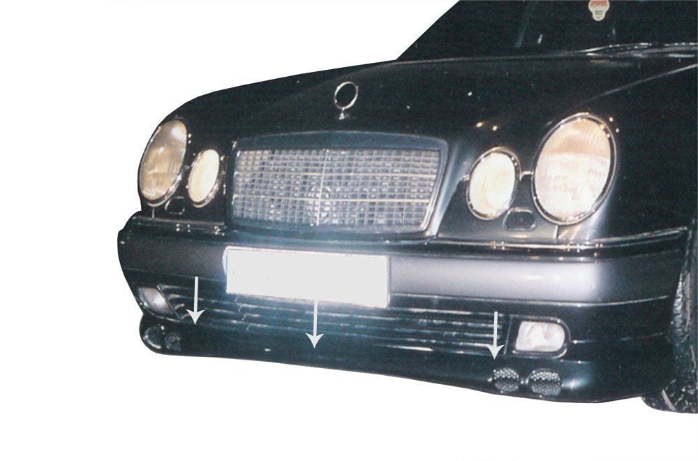 Mercedes E Uyumlu W210 Ön Tampon Altı Telli Fiber 1996-2002