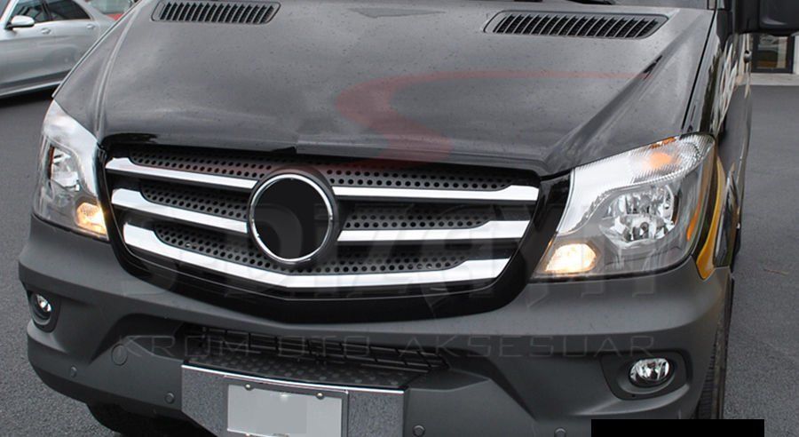 Mercedes Sprinter Uyumlu W906 Krom Ön Panjur 5 Parça 2013 Üzeri