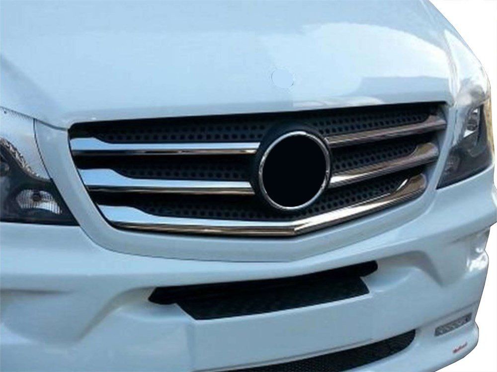 Mercedes Sprinter Uyumlu W906 Ncv3 Ön Panjur 5 Parça Krom 2014 Ve Sonrası