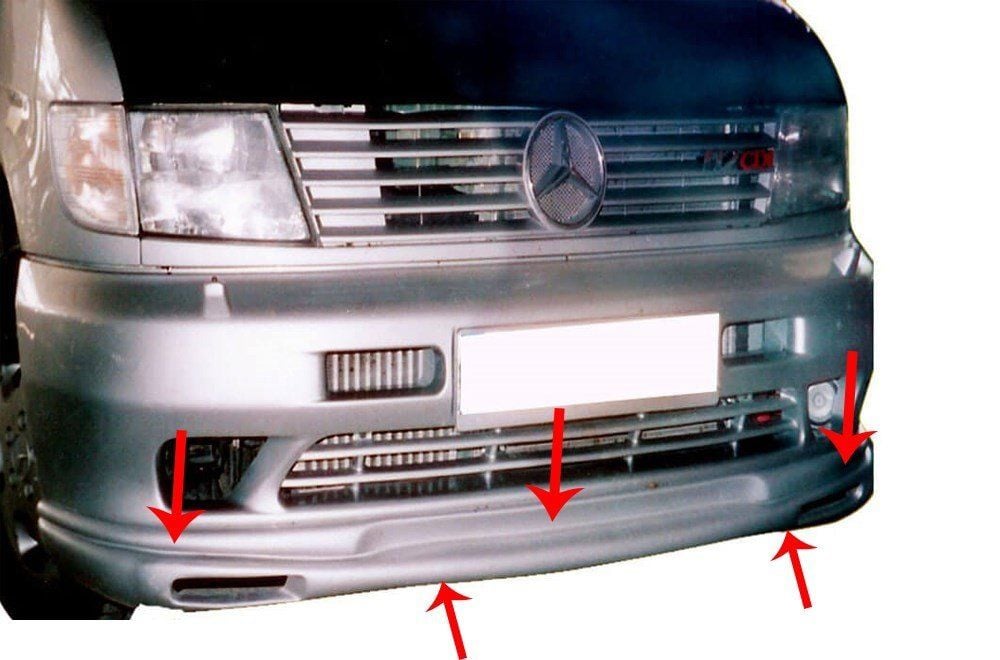 Mercedes Vito Uyumlu W638 Ön Tampon Altı Fiber 1996-2003