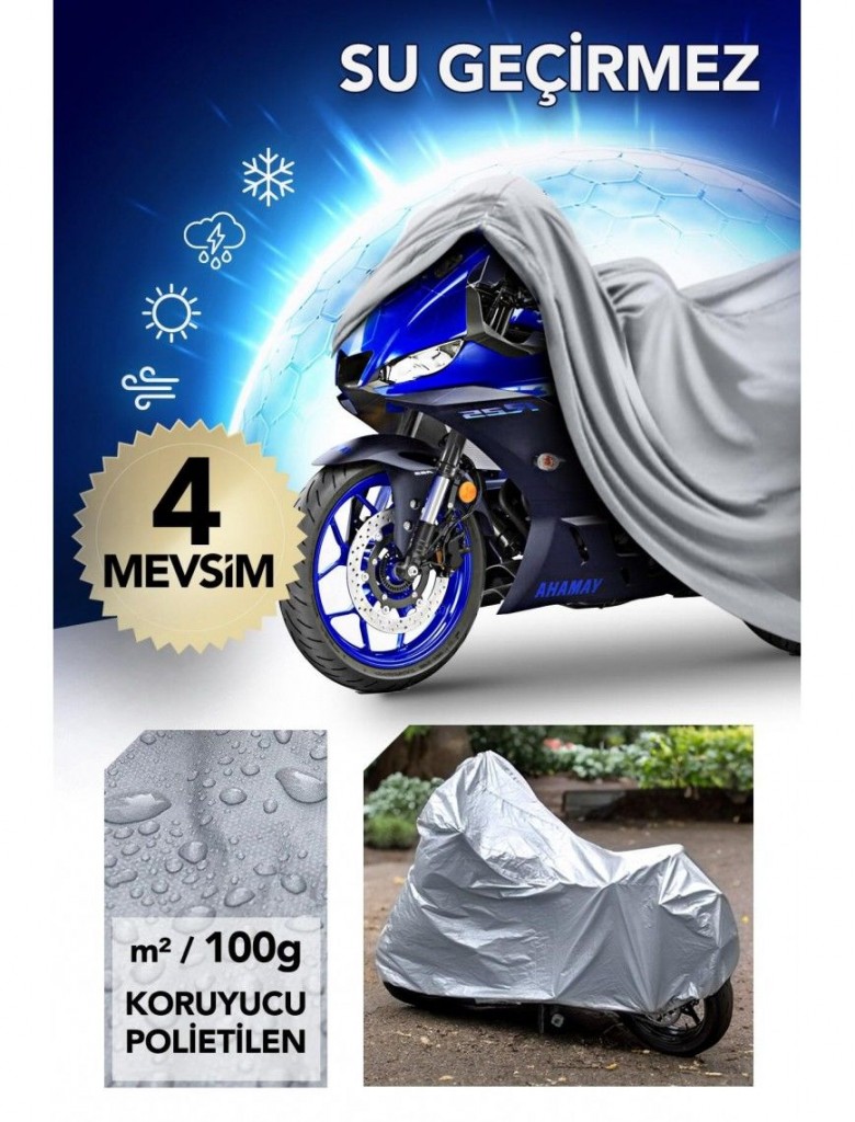Mondial X-Treme Max 150 Uyumlu Motorsiklet Brandası Lux Kalteli Seri