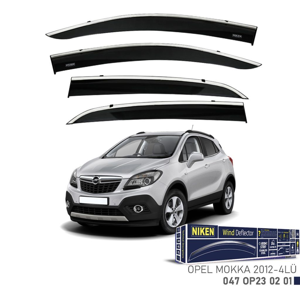 Niken Opel Uyumlu Mokka 2012 2019 Model Arası Kromlu Cam Rüzgarlığı