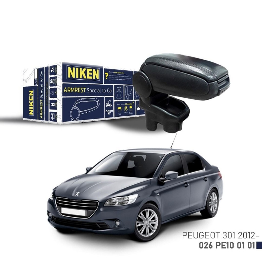 Niken Peugeot 301 2012- Araca Özel Kol Dayama Siyah