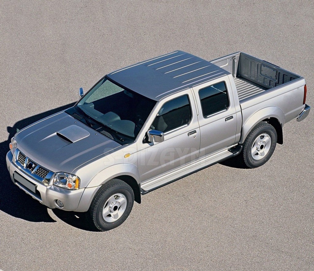 Nissan Pick Uyumlu Up Krom Cam Çıtası 4 Parça 1999 Üzeri (Sky Star)