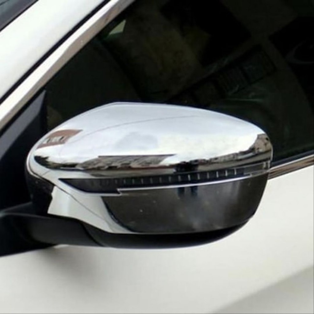 Nissan Qashqai Uyumlu 2014-2020 Ayna Kapağı - Krom