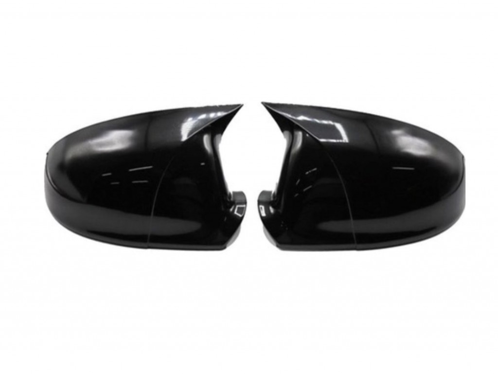Octavia Mk3 Uyumlu 2013-2020 Yarasa Ayna Kapağı Piano Black