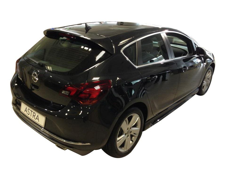 Opel Astra Uyumlu J Hatchback Makyajlı (2013-2015) Arka Tampon Eki - Difüzör (Plastik)