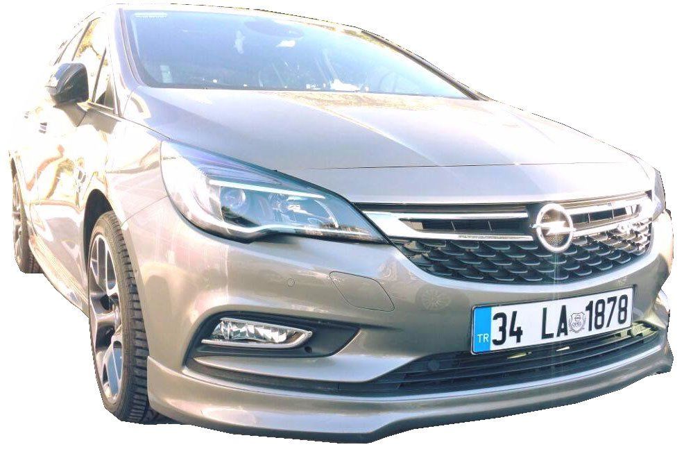 Opel Astra Uyumlu K 2016 Sonrası Ön Tampon Ek (Plastik)