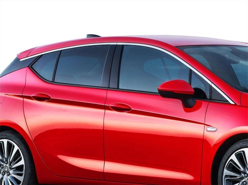 Opel Astra Uyumlu K Cam Üst Çıtası 8 Parça Krom 2015 Ve Sonrası