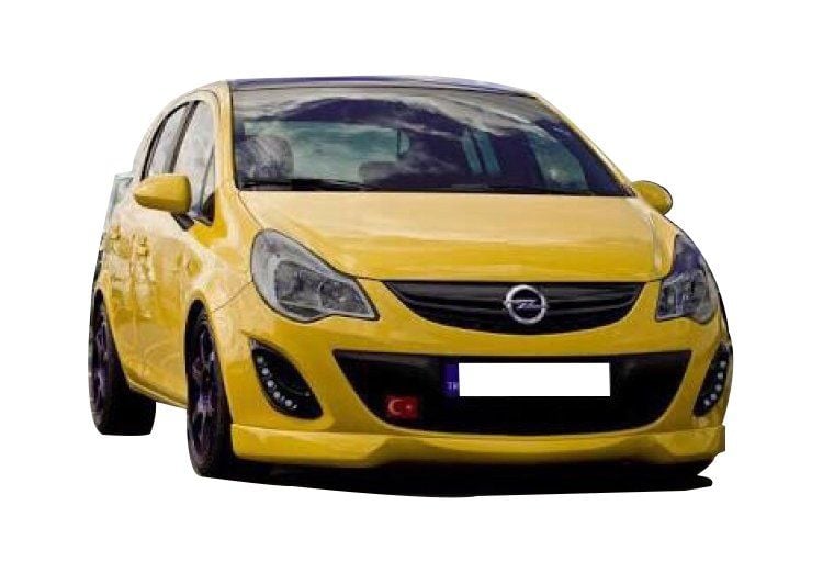 Opel Corsa Uyumlu D (2011 - 2015) Makyajlı Stainmetz Ön Tampon Ek (Plastik)
