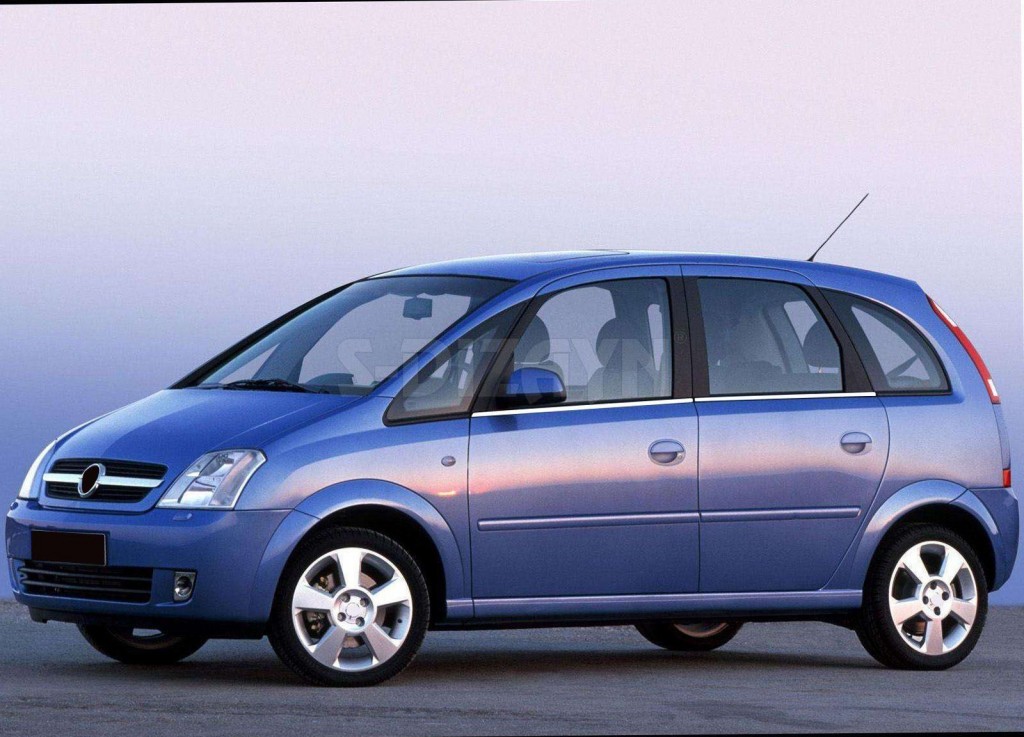 Opel Meriva Uyumlu A Krom Cam Çıtası 4 Parça 2002-2010