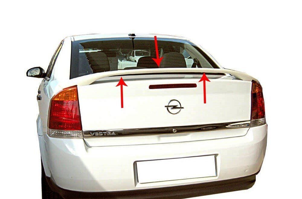 Opel Vectra Uyumlu C Spoiler Bagaj Yüksek Fiber 2002-2008