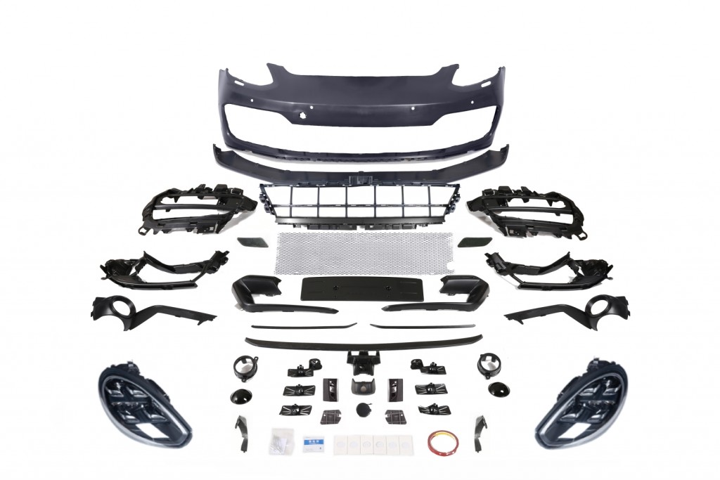 Panamera 2014-2016 Uyumlu İçin Full Facelift 2018 Gts Body Kit (Farlar Dahil)