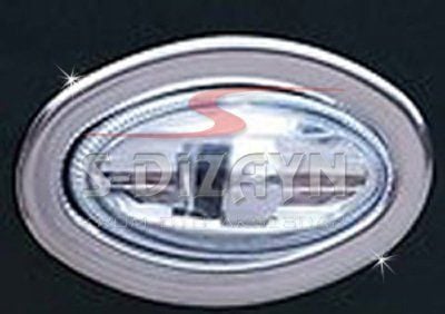 Peugeot Partner Uyumlu Krom Sinyal Çerçevesi 2 Parça 1996-2008