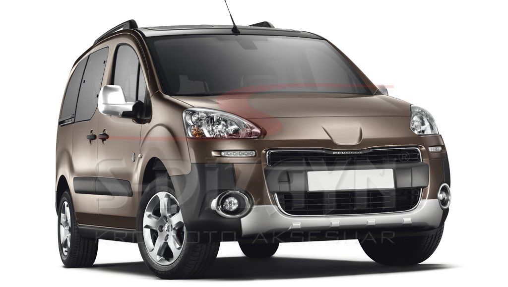Peugeot Partner Uyumlu Tepee Abs Krom Ayna Kapağı 2 Parça 2012 Üz