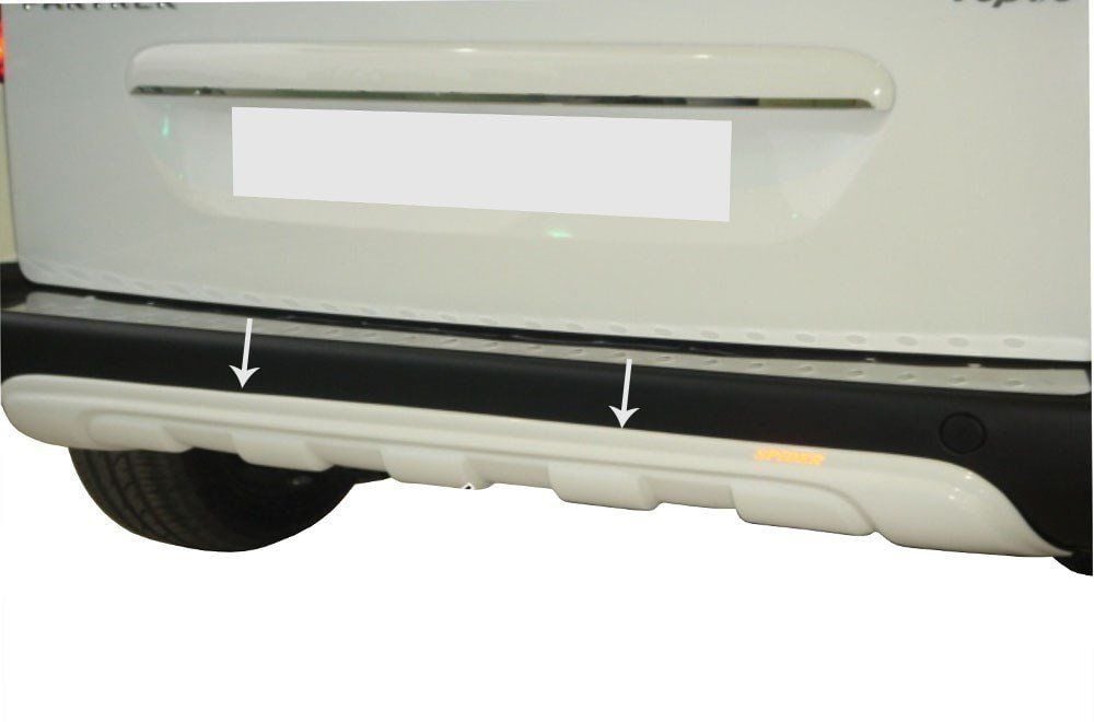 Peugeot Tepe Uyumlu Arka Orta Tampon (Difüzör) Fiber 2008 Ve Sonrası