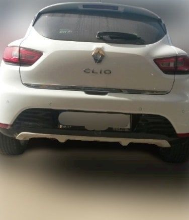 Renault Clio Uyumlu 4 Hatchback Arka Difüzörlü Tampon Eki