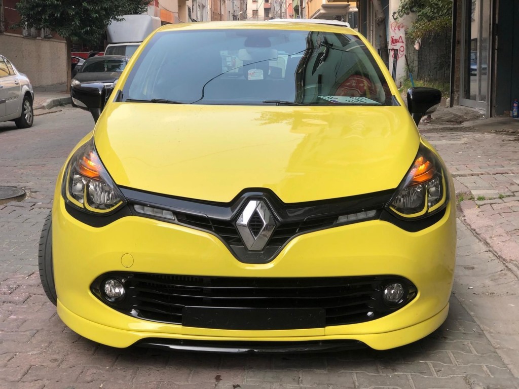Renault Clio Uyumlu 4 Makyajsız Ön Ek 2 Parça (Plastik)