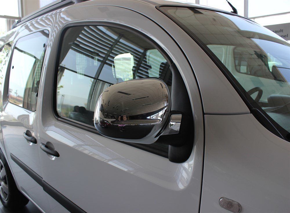 Renault Kangoo Uyumlu 2 Ayna Kapağı 2 Parça Abs Krom 2013 Ve Sonrası