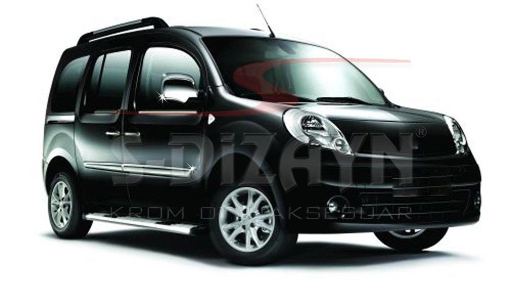 Renault Kangoo Uyumlu Krom Yan Kapı Çıtası 4 Parça 2008-2011