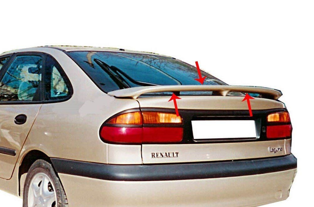 Renault Laguna Uyumlu 1 Spoiler Bagaj Yüksek (Işıksız) Fiber 1996-2002