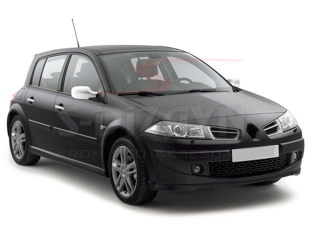 Renault Megane Uyumlu 2 Abs Krom Ayna Kapağı 2 Parça 2004-2010