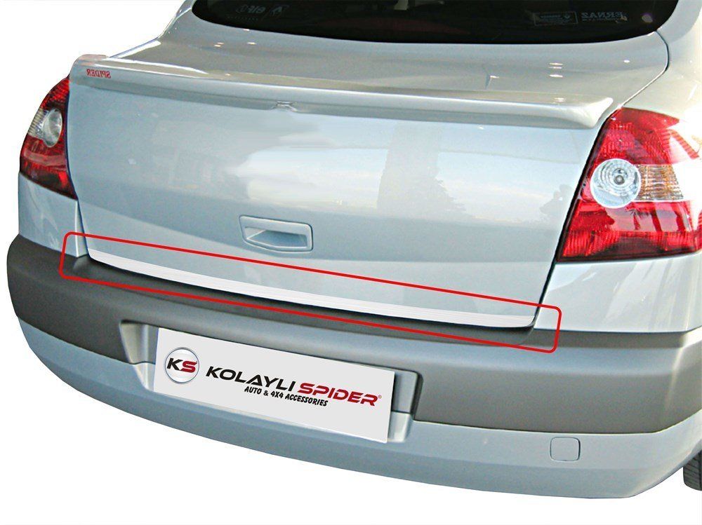 Renault Megane Uyumlu 2 Sedan Bagaj Alt Çıtası Krom 2006-2010