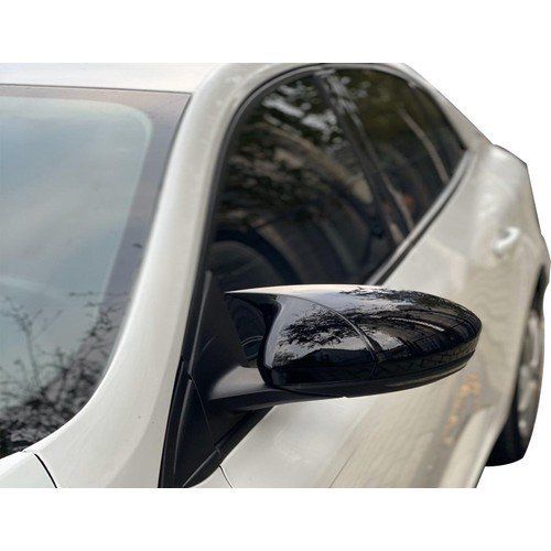 Renault Megane Uyumlu 3 Hatchback 2016 Sonrası Batman Yarasa Ayna Kapağı (Piano Black)