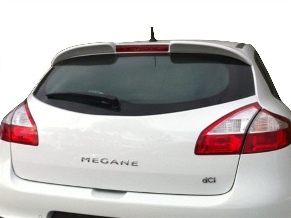 Renault Megane Uyumlu 3 Spoiler Cam Üstü Gt (5 Kapı) Fiber 2008 Ve Sonrası