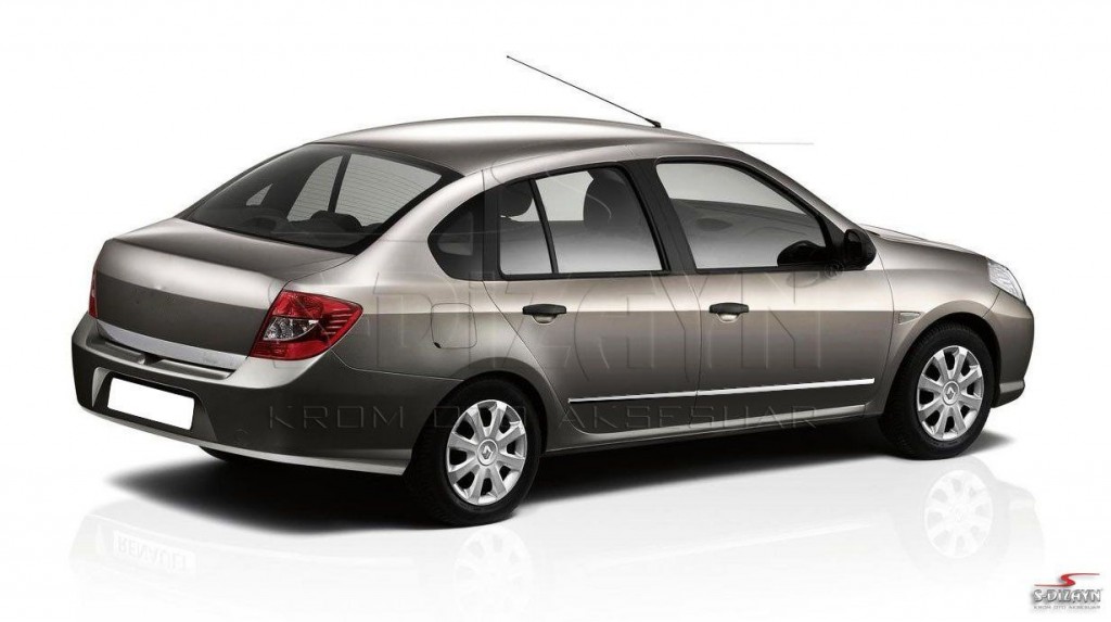 Renault Symbol Uyumlu 2 Kapı Koruma Çıtası Krom 2008-2013
