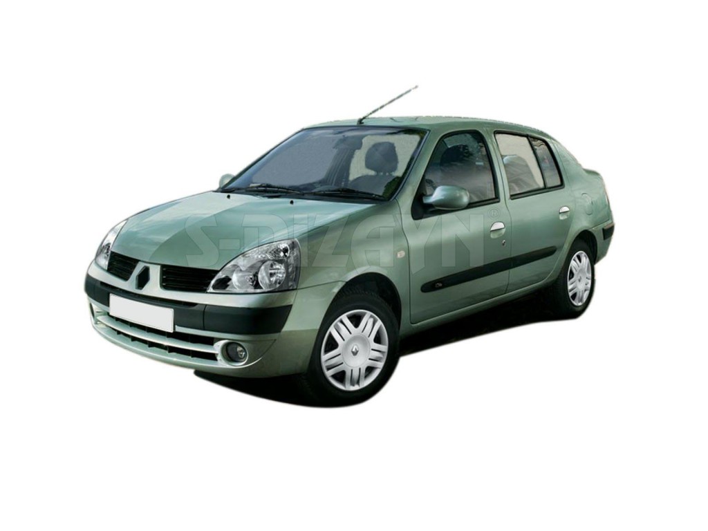 Renault Symbol Uyumlu Krom Kapı Kolu 4 Kapı 1999-2006
