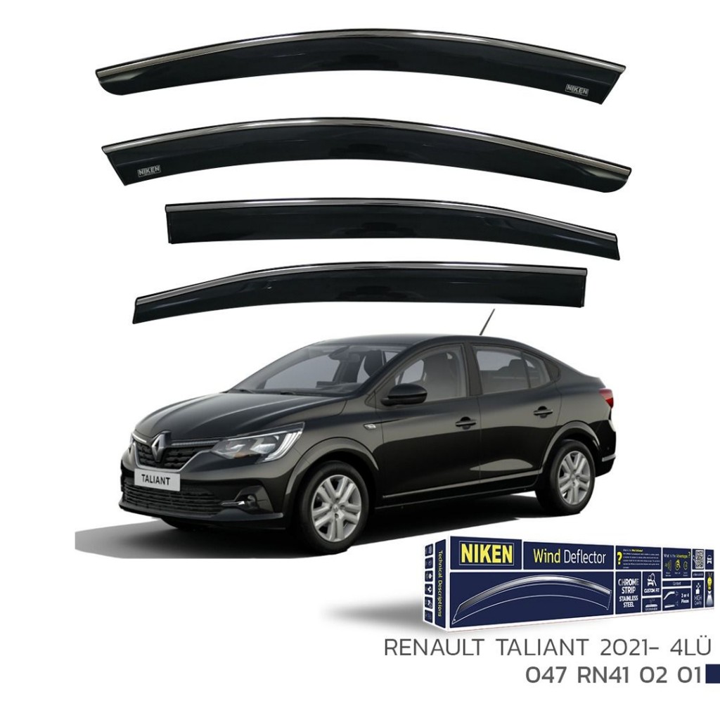 Renault Taliant Uyumlu Kromlu Cam Rüzgarlığı -2021 Niken Parça