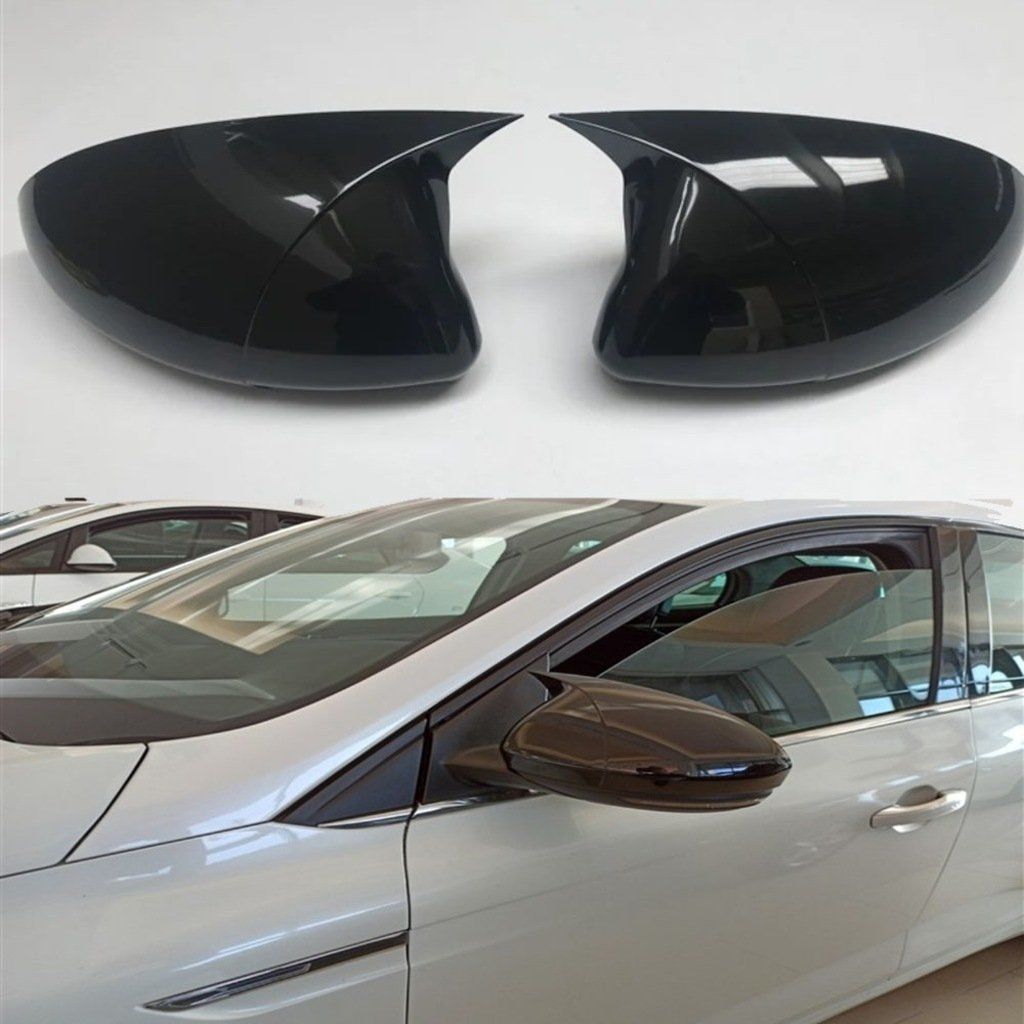 Renault Talisman Uyumlu 2015 Sonrası Batman Yarasa Ayna Kapağı (Piano Black)