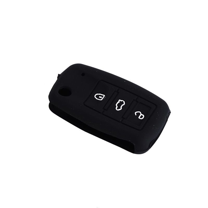 Silikon Anahtar Kabı- Volkswagen/Jetta Siyah / Sypd52