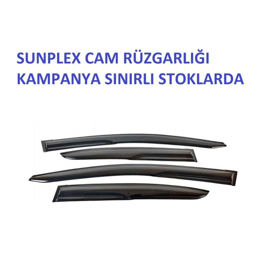 Sunplex Hyundai Uyumlu Elantra Cam Rüzgarlığı Mugen Tip 2011-2015