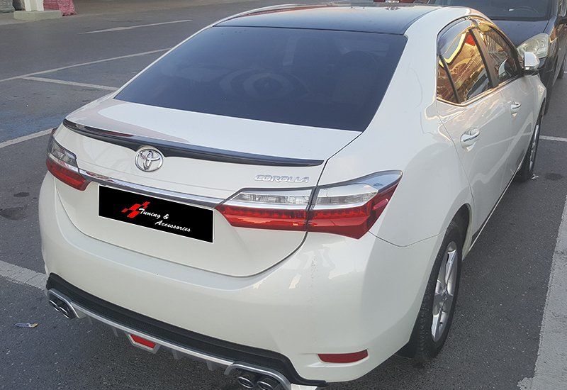 Toyota Corolla Uyumlu 2013 - Anatomik Spoiler - Plastik