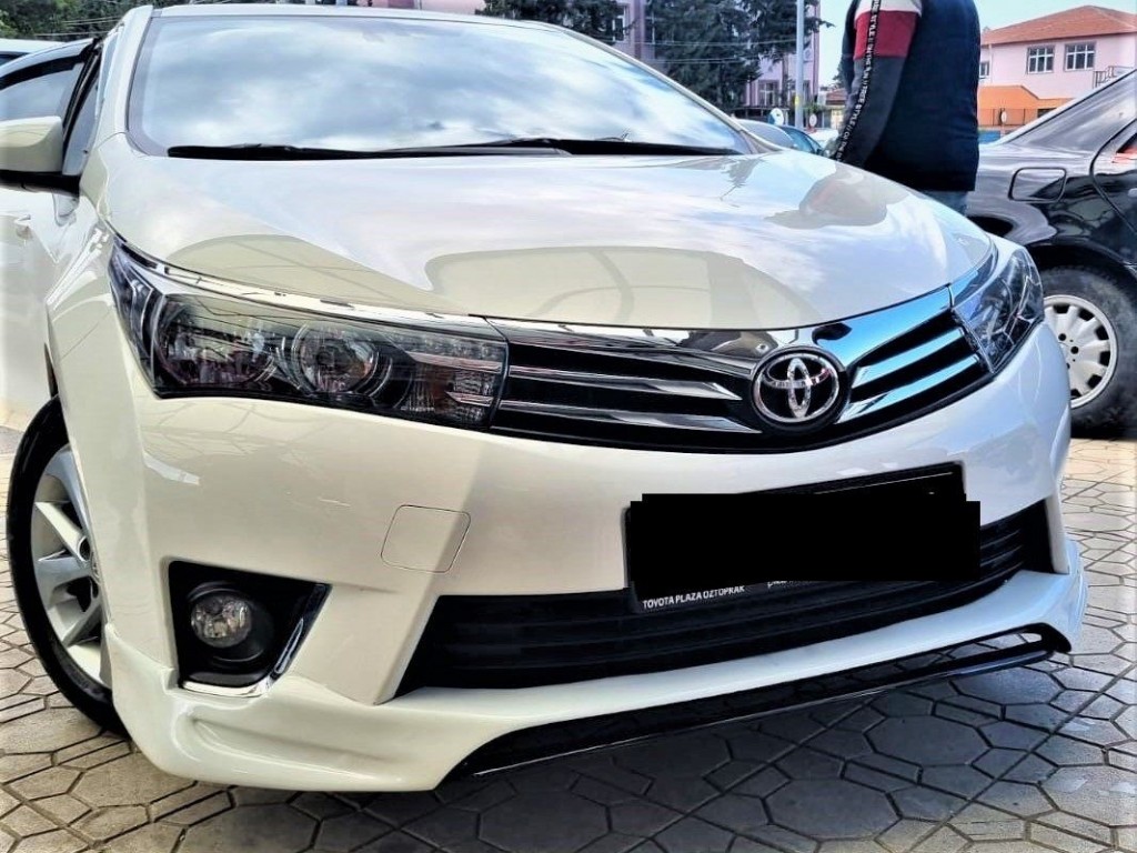 Toyota Corolla Uyumlu Ön Tampon Eki 2013-2015 Arası Düz Kasa