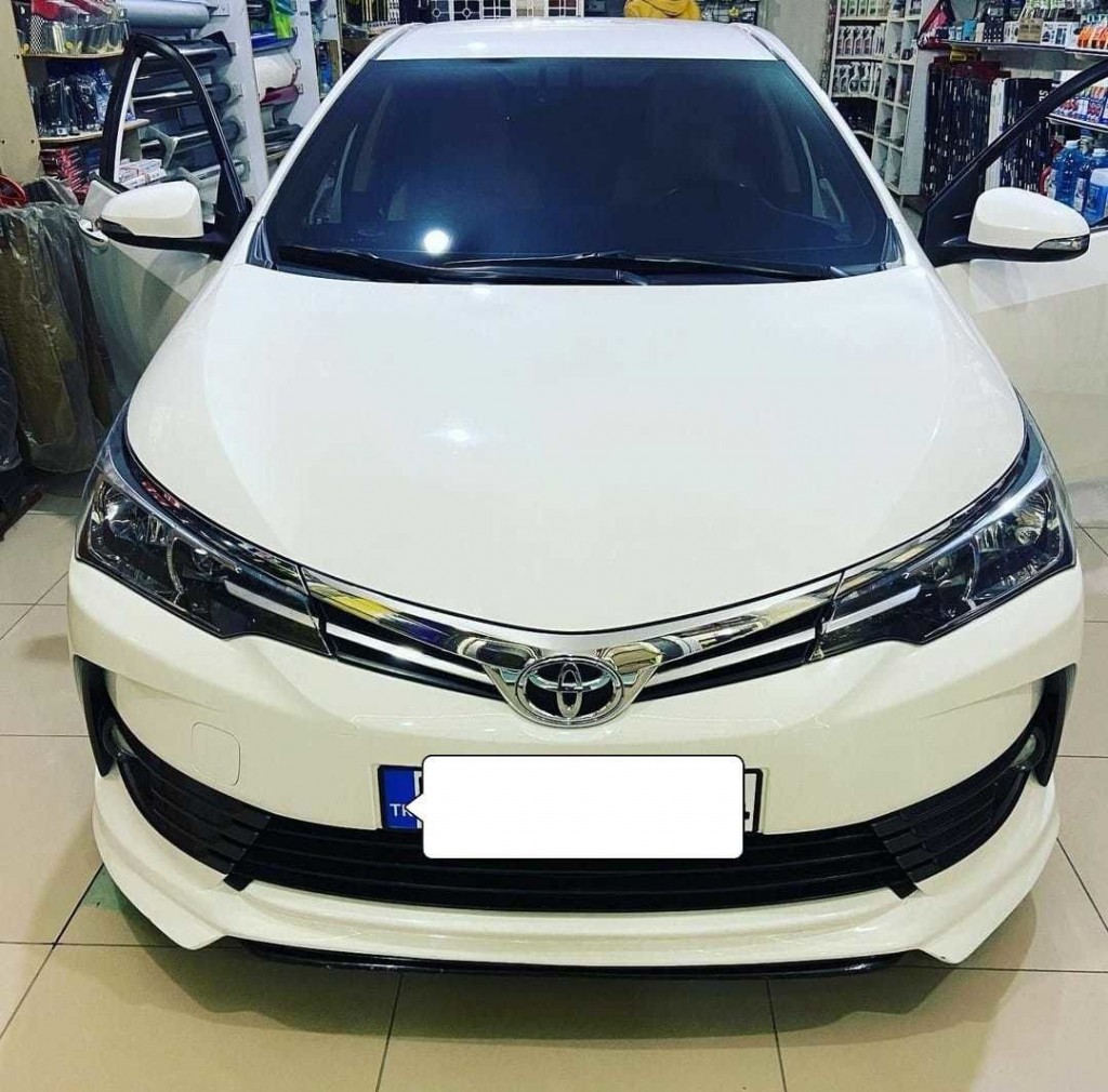 Toyota Corolla Uyumlu Ön Tampon Eki 2015-2019 Arası Makyajlı Kasa