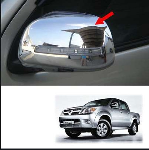 Toyota Hilux Uyumlu 2012 2015 Ayna Kapağı Abs Krom Parça