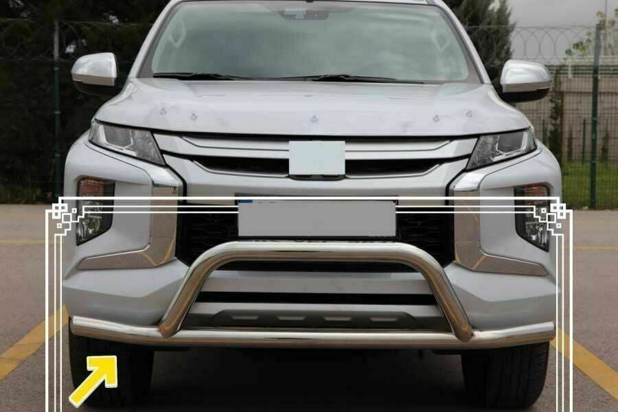 Toyota Revo Uyumlu Ön Koruma Krom Faceoff Chrome 2006-2021 Pst14 Parça