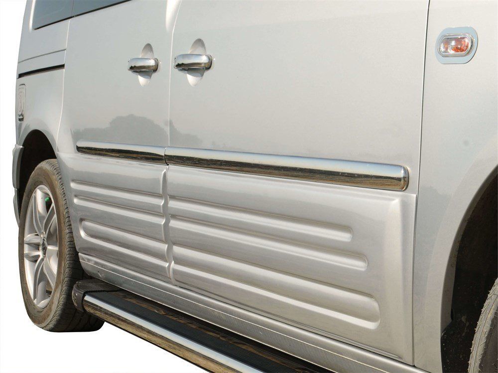Volkswagen Caddy Uyumlu Yan Kapı Çıtası 4 Parça Çelik 2010-2014