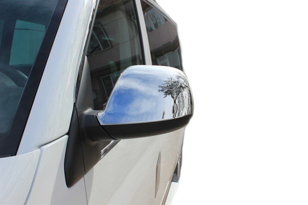 Volkswagen Caravelle Uyumlu Ayna Kapağı 2 Parça Abs Krom 2003-2010
