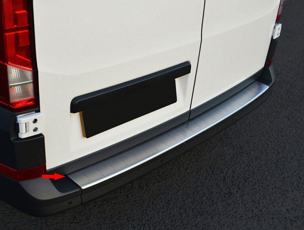 Volkswagen Crafter Uyumlu Krom Arka Tampon Eşiği 2017 Üzeri